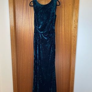 Vince Camuto velvet floor length dress